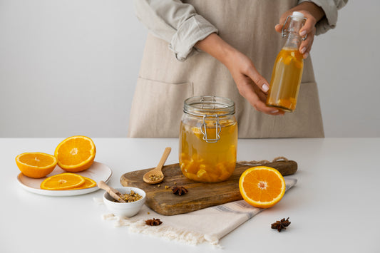 Kombucha with Lime & Mint